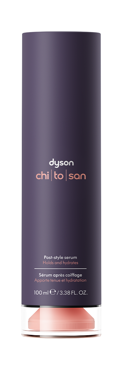 Dyson Chitosan™ Post-style serum bottle